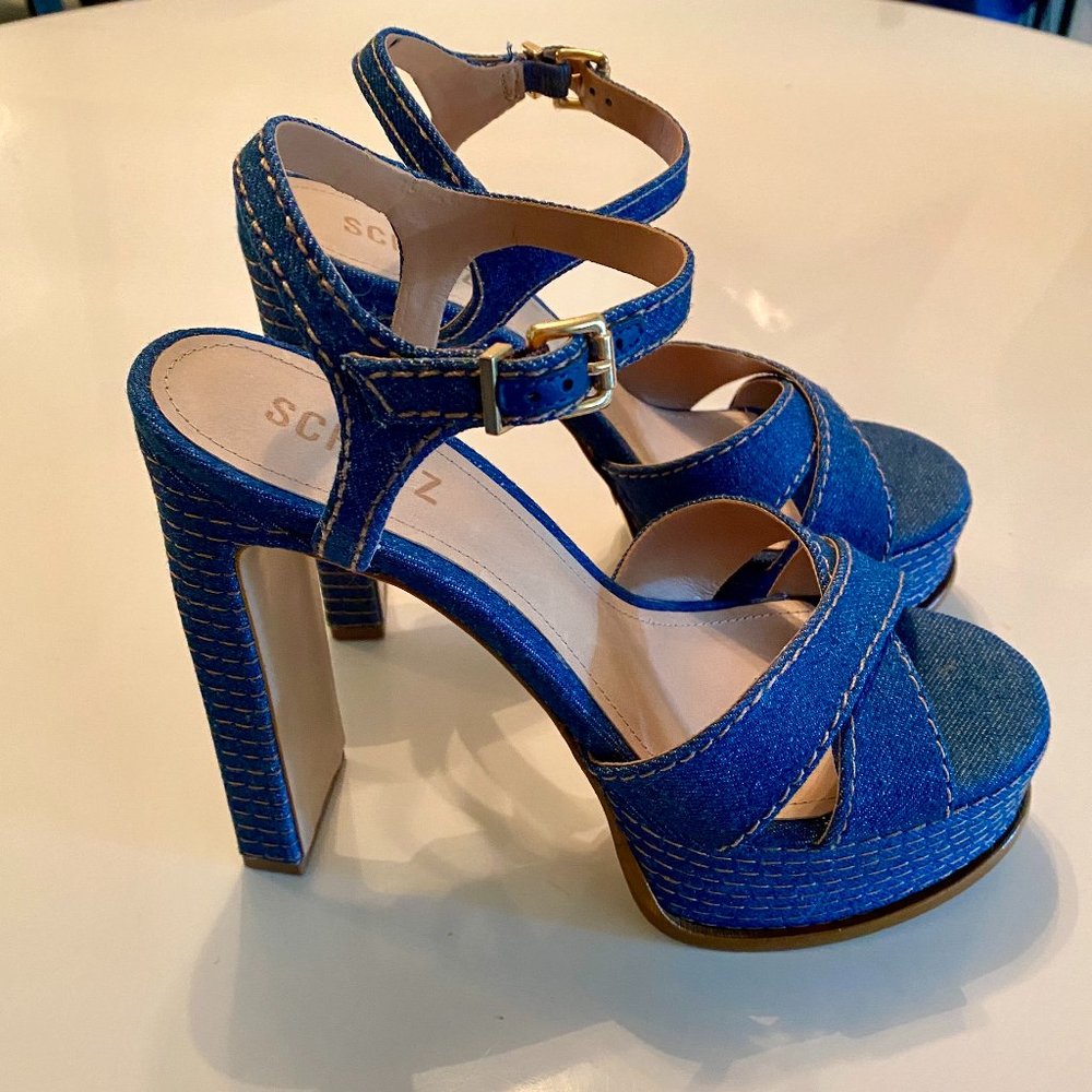 Schutz Keefa High Casual Platform Sandals